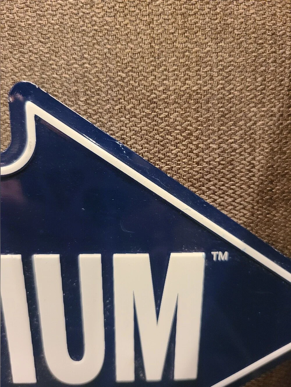 Beaver Stadium Metal Sign - Navy and White